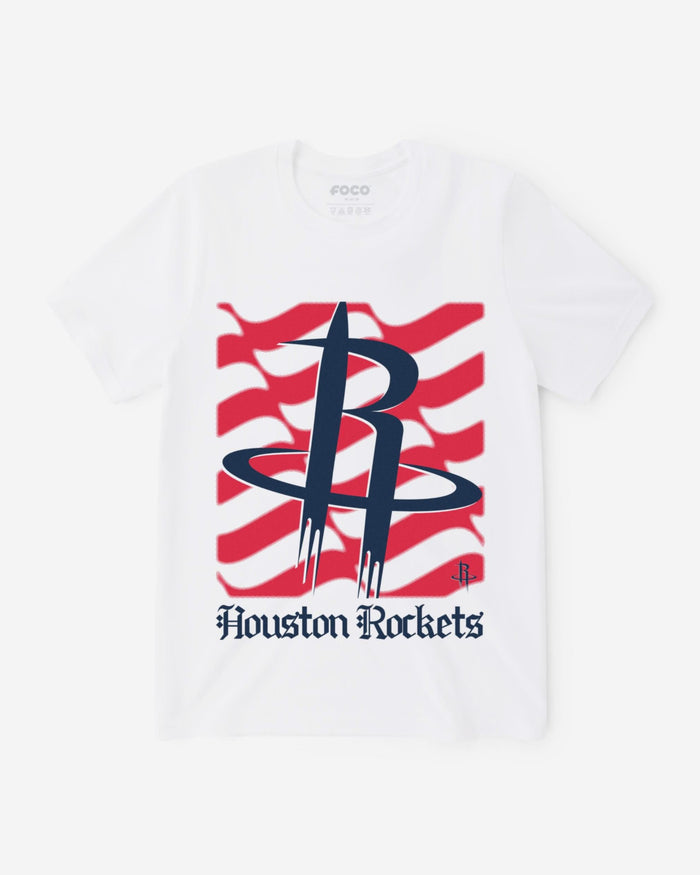 Houston Rockets American Heritage Wordmark T-Shirt FOCO S - FOCO.com