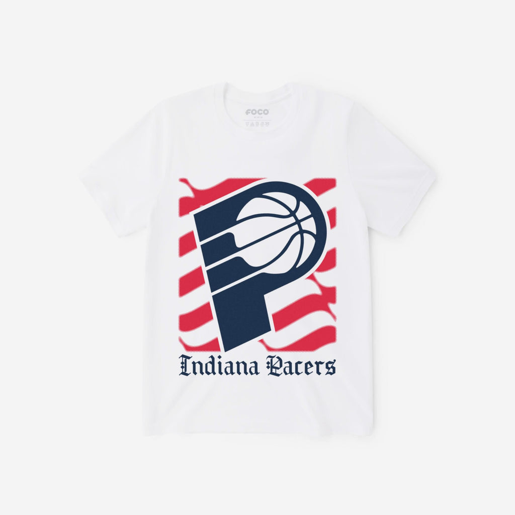 Indiana Pacers American Heritage Wordmark T-Shirt FOCO S - FOCO.com