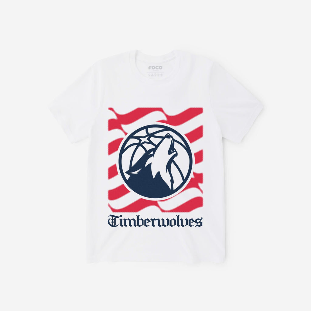 Minnesota Timberwolves American Heritage Wordmark T-Shirt FOCO S - FOCO.com