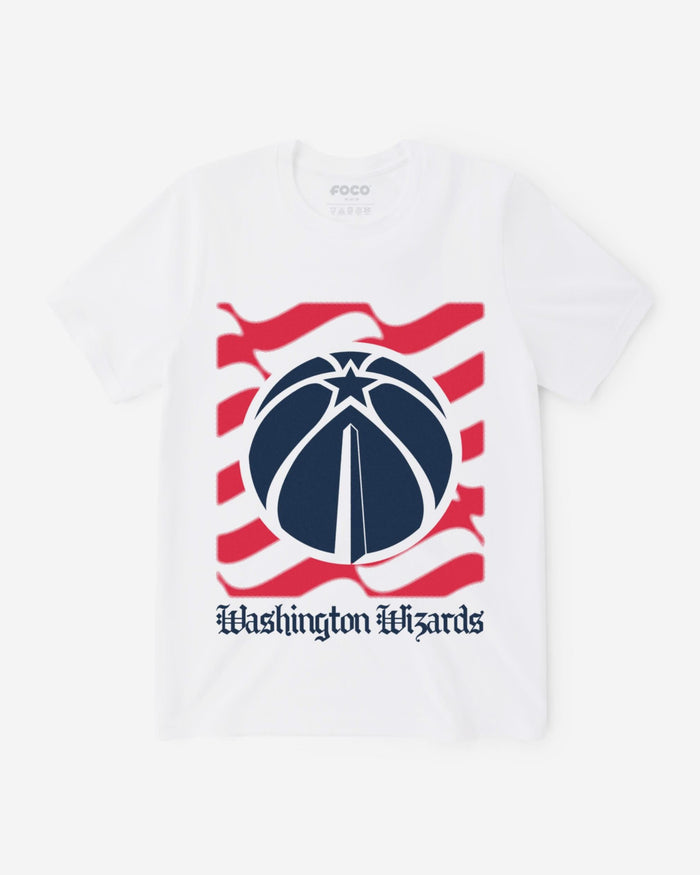 Washington Wizards American Heritage Wordmark T-Shirt FOCO S - FOCO.com