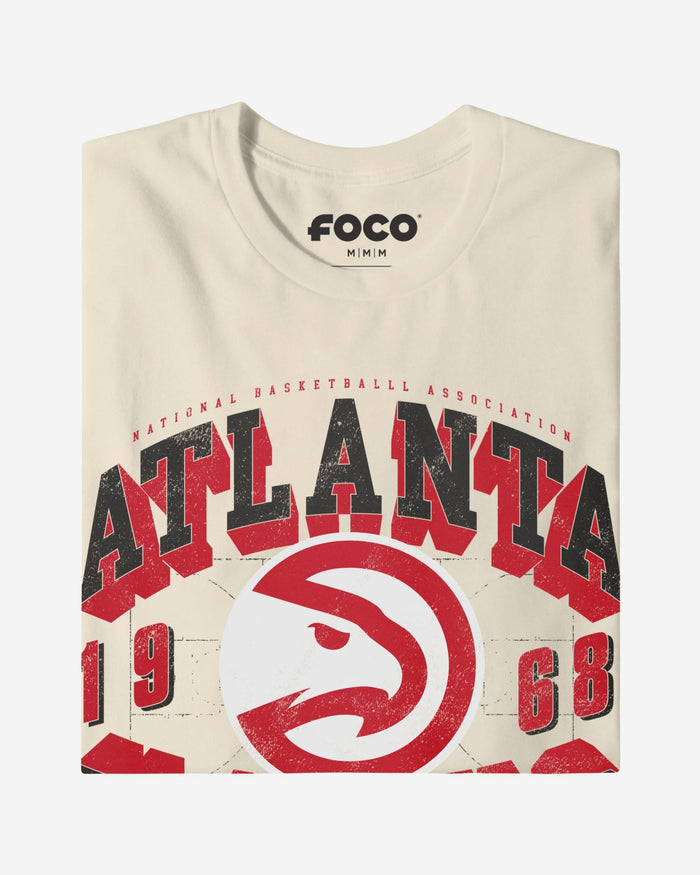 Atlanta Hawks Court Arched Wordmark T-Shirt FOCO S - FOCO.com