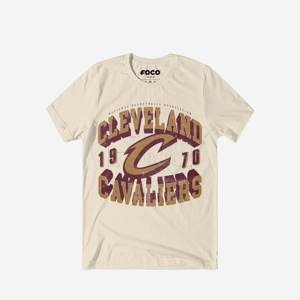 Cleveland Cavaliers Court Arched Wordmark T-Shirt FOCO S - FOCO.com