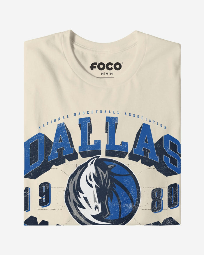 Dallas Mavericks Court Arched Wordmark T-Shirt FOCO S - FOCO.com
