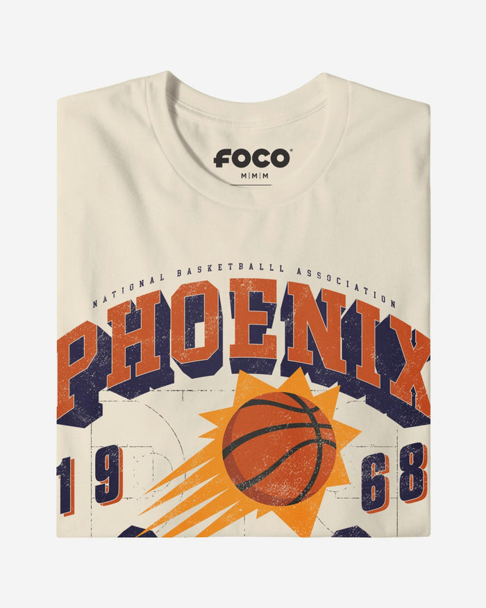 Phoenix Suns Court Arched Wordmark T-Shirt FOCO S - FOCO.com