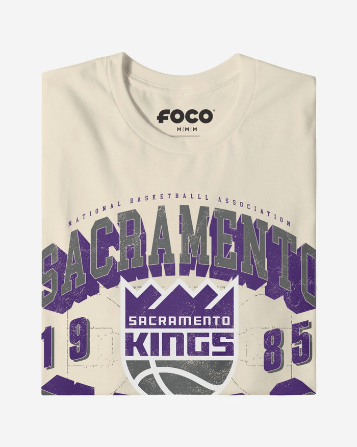 Sacramento Kings Court Arched Wordmark T-Shirt FOCO S - FOCO.com