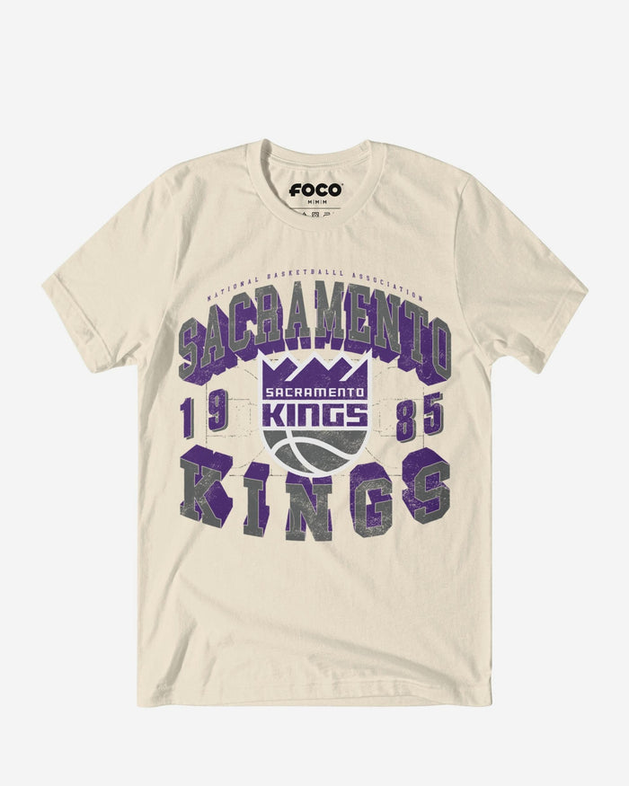 Sacramento Kings Court Arched Wordmark T-Shirt FOCO S - FOCO.com