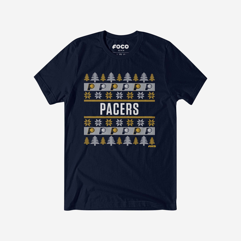 Indiana Pacers Holiday Sweater T-Shirt FOCO S - FOCO.com