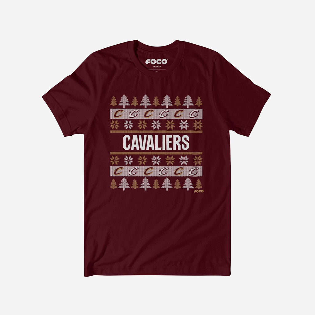 Cleveland Cavaliers Holiday Sweater T-Shirt FOCO S - FOCO.com