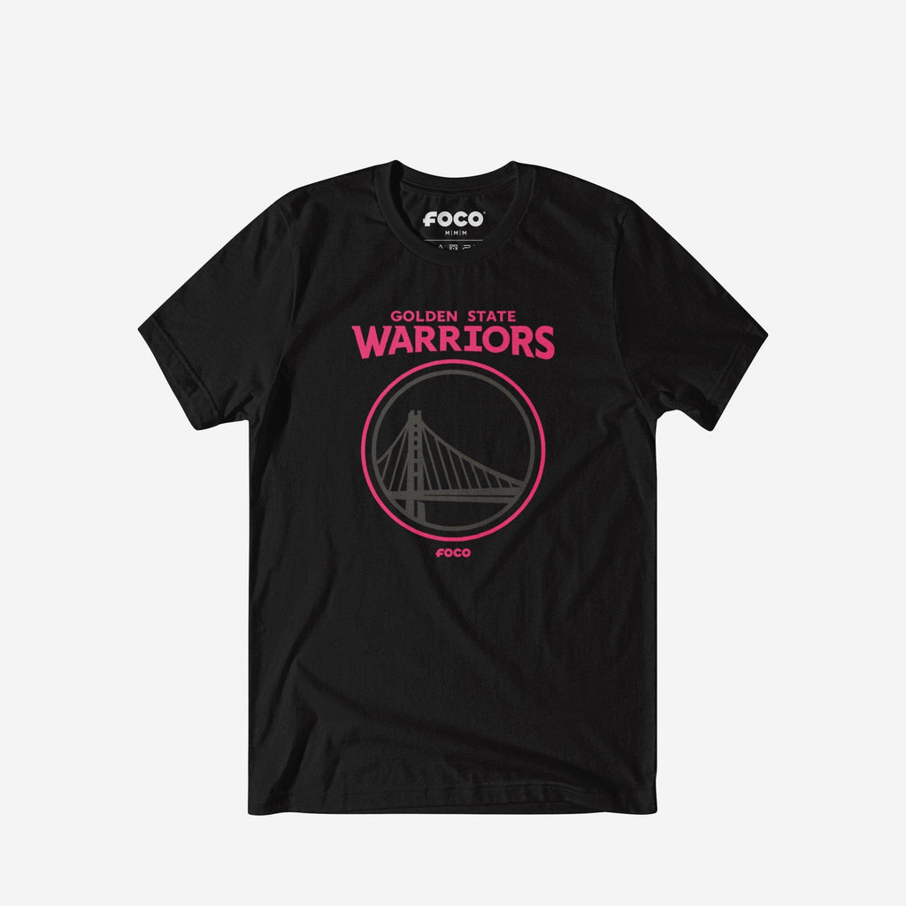 Golden State Warriors Highlight Reel T-Shirt FOCO Black/Neon Pink S - FOCO.com