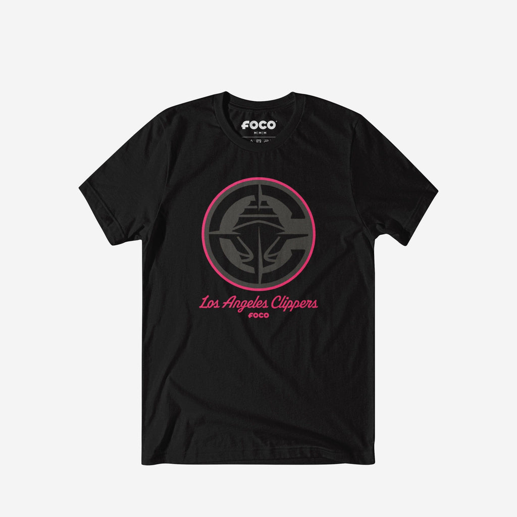 Los Angeles Clippers Highlight Reel T-Shirt FOCO Black/Neon Pink S - FOCO.com