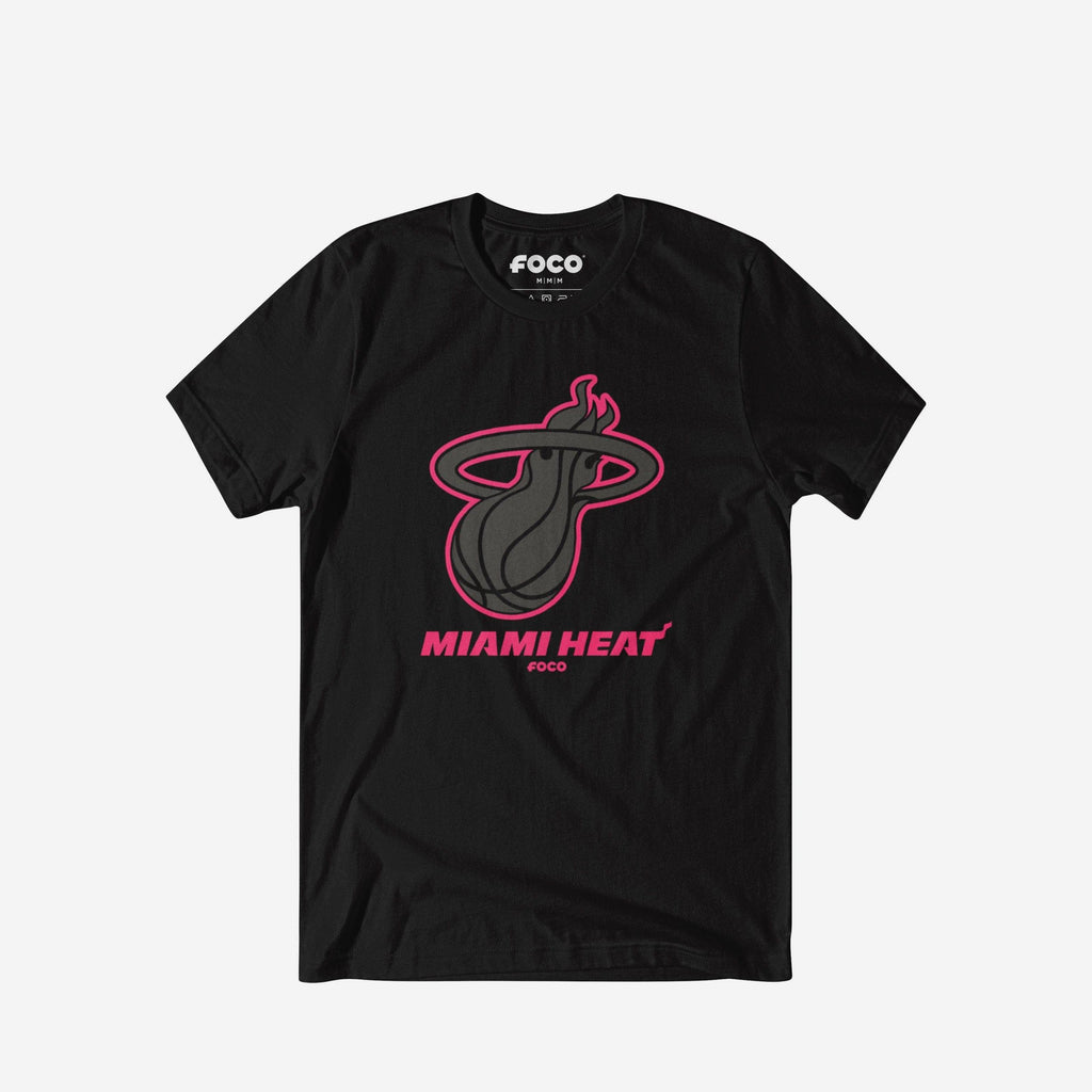 Miami Heat Highlight Reel T-Shirt FOCO Black/Neon Pink S - FOCO.com