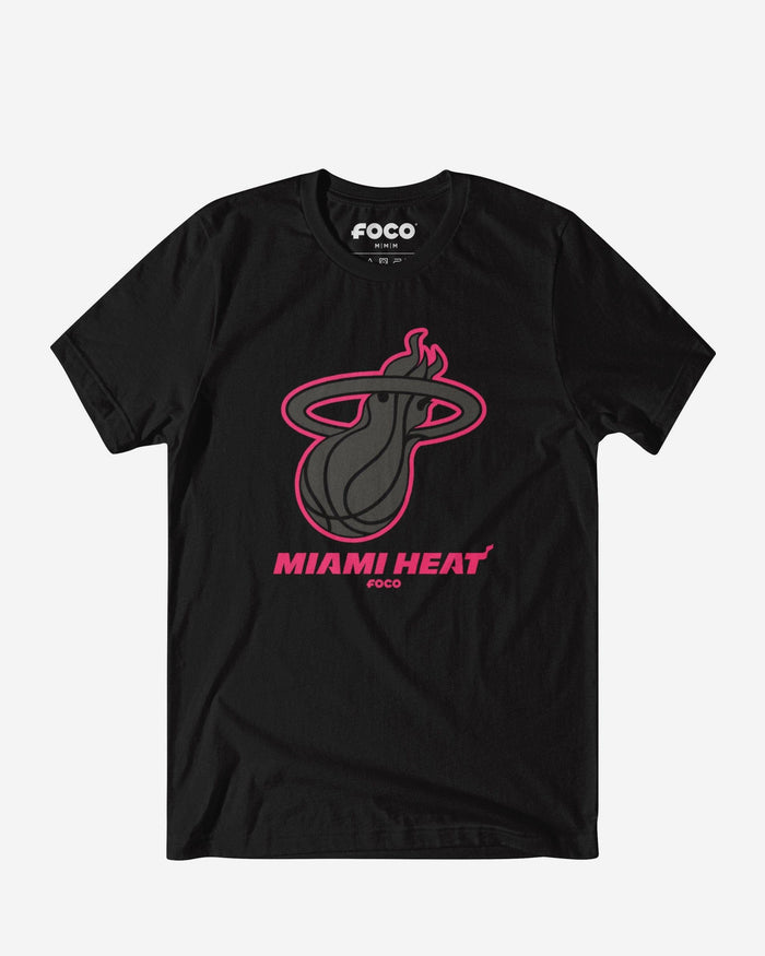 Miami Heat Highlight Reel T-Shirt FOCO Black/Neon Pink S - FOCO.com