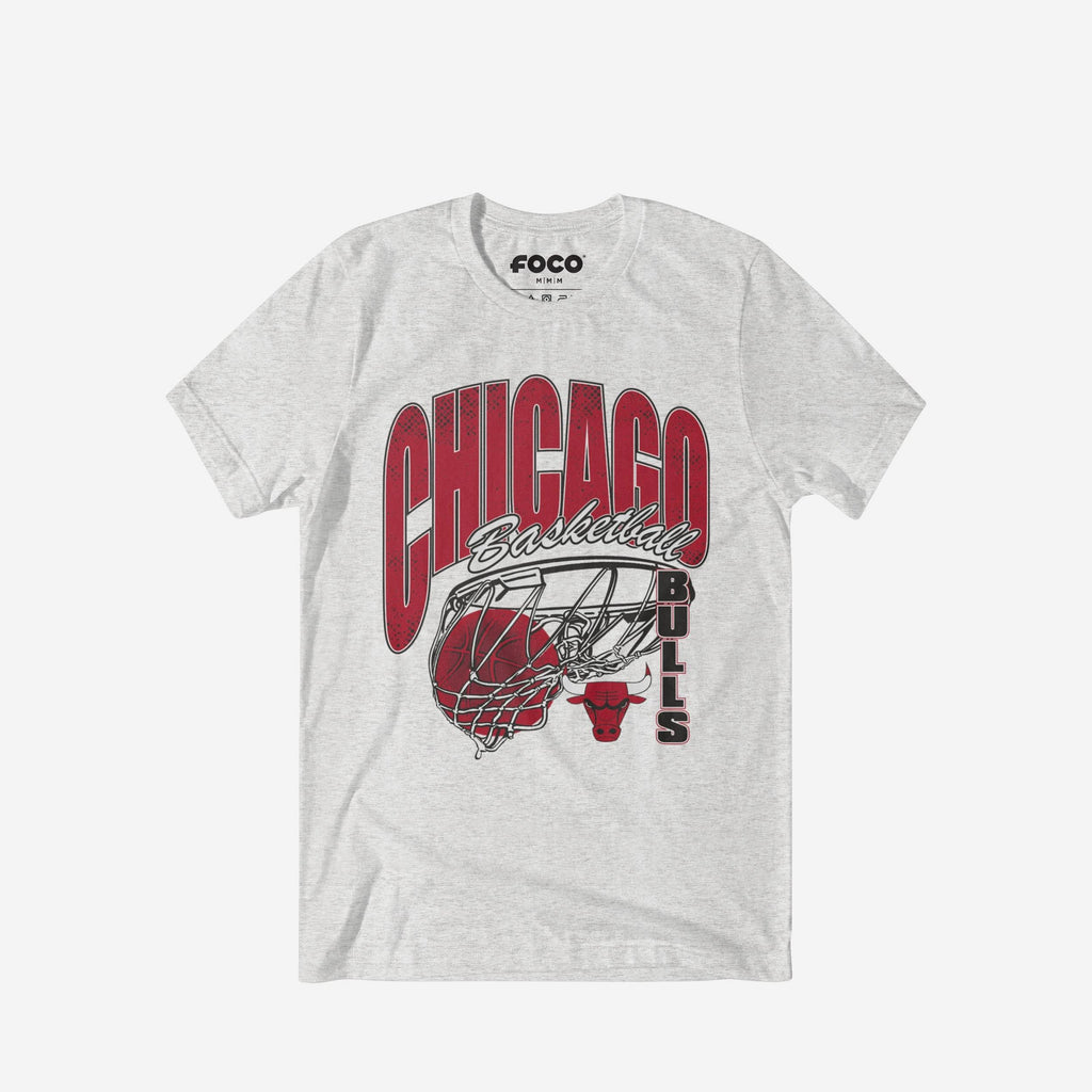 Chicago Bulls Script Swish T-Shirt FOCO S - FOCO.com