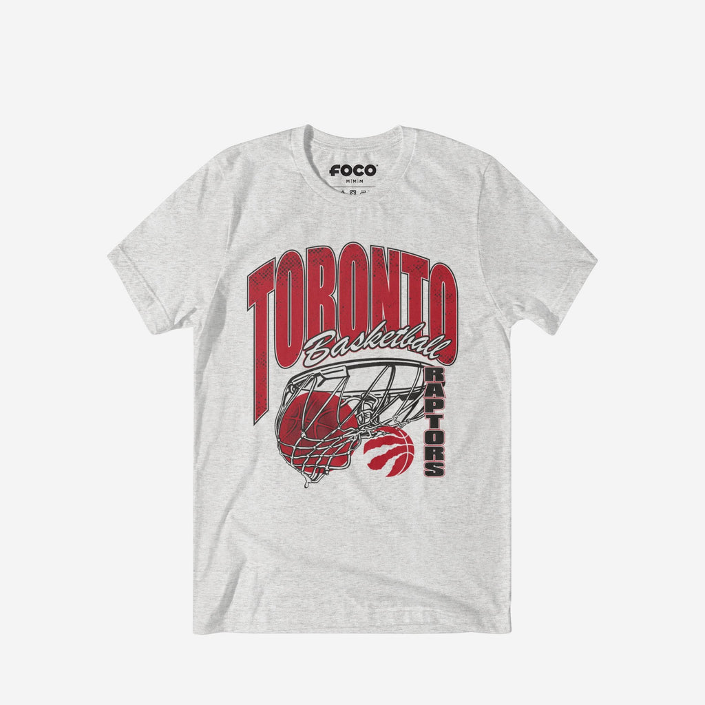 Toronto Raptors Script Swish T-Shirt FOCO S - FOCO.com