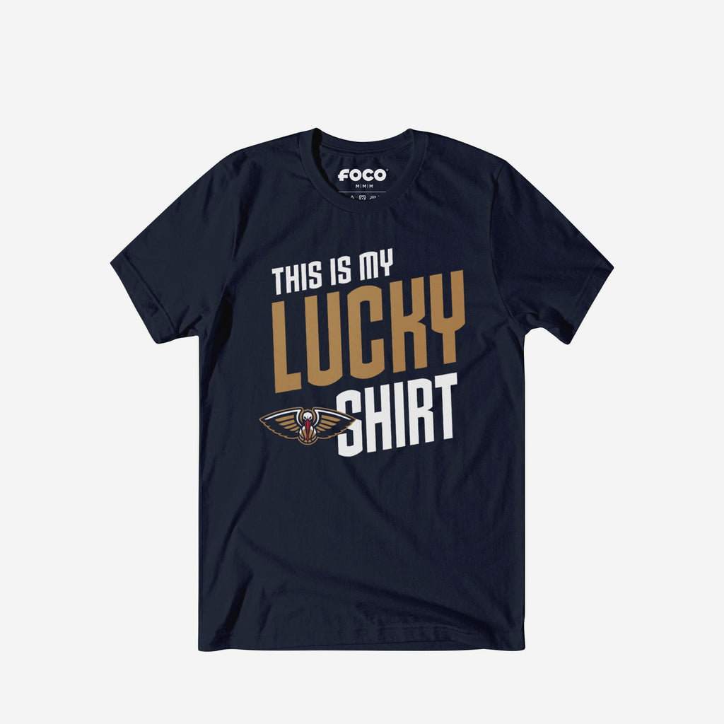 New Orleans Pelicans This Is My Lucky T-Shirt FOCO S - FOCO.com