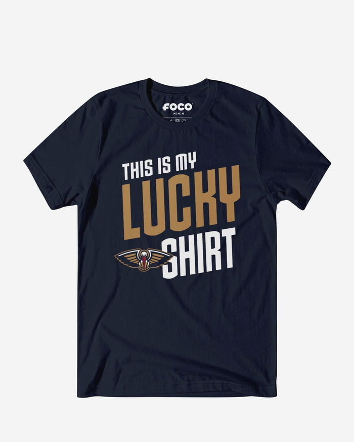 New Orleans Pelicans This Is My Lucky T-Shirt FOCO S - FOCO.com