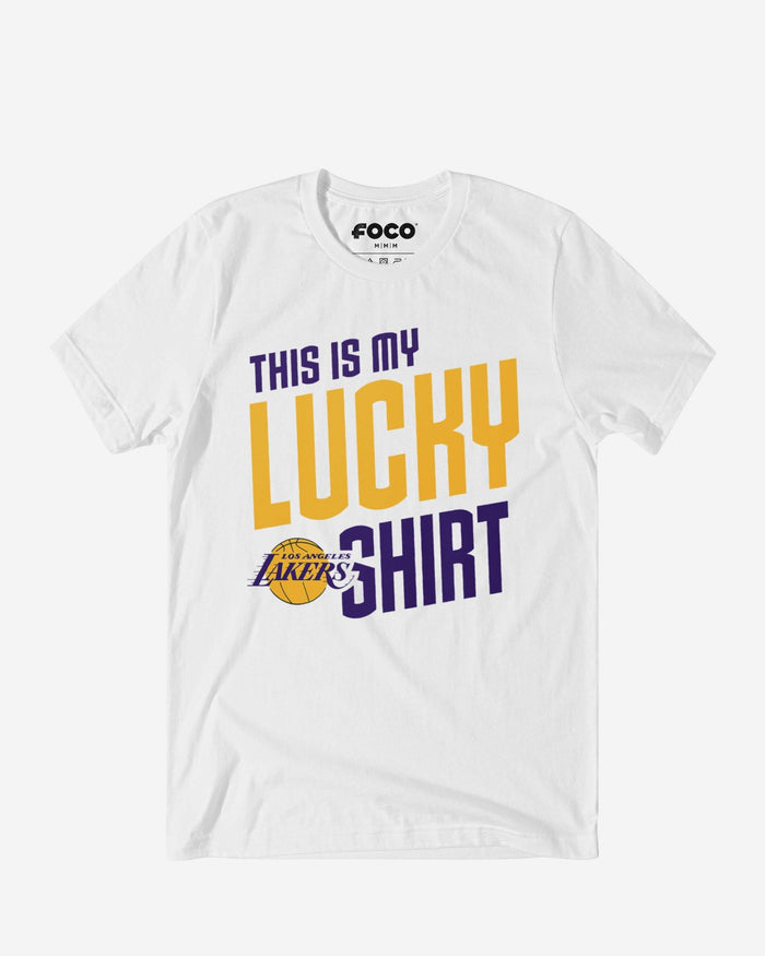 Los Angeles Lakers This Is My Lucky T-Shirt FOCO S - FOCO.com