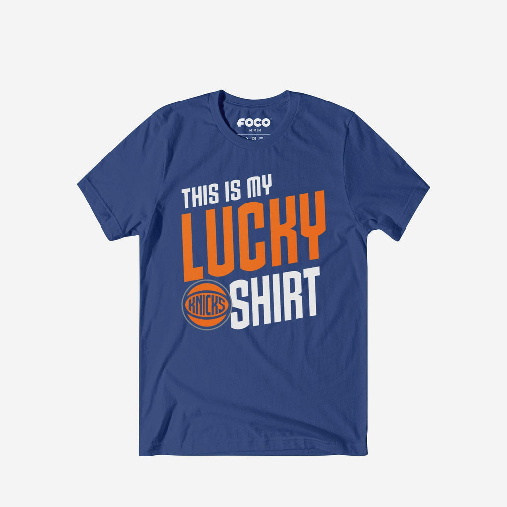 New York Knicks This Is My Lucky T-Shirt FOCO S - FOCO.com