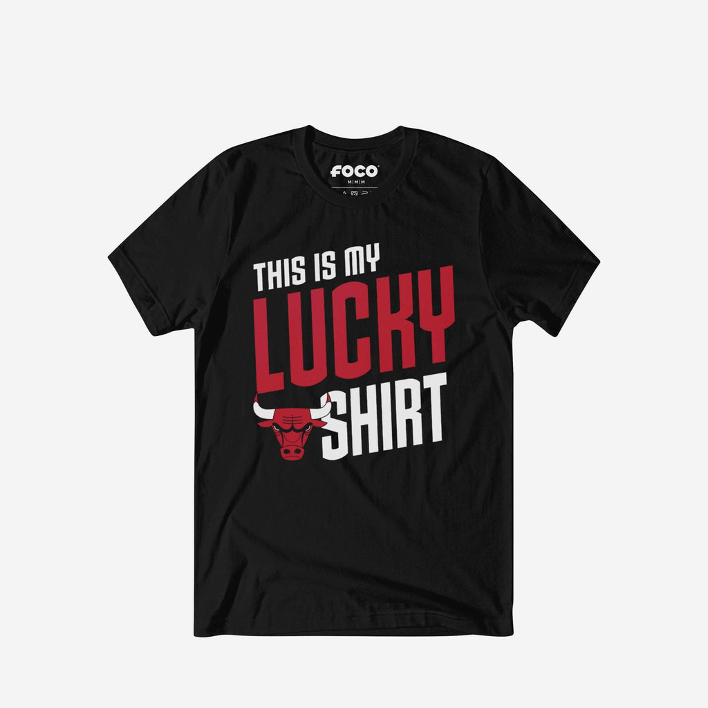 Chicago Bulls This Is My Lucky T-Shirt FOCO S - FOCO.com
