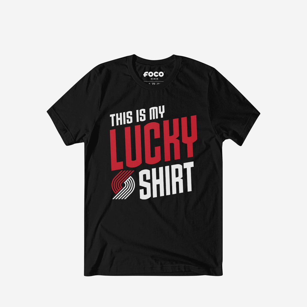 Portland Trail Blazers This Is My Lucky T-Shirt FOCO S - FOCO.com