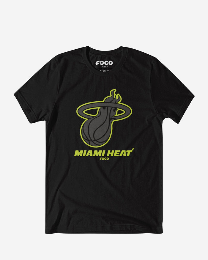 Miami Heat Highlight Reel T-Shirt FOCO Black/Volt S - FOCO.com