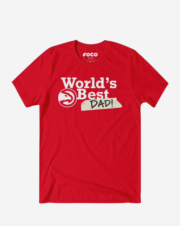 Atlanta Hawks World's Best Dad T-Shirt FOCO S - FOCO.com