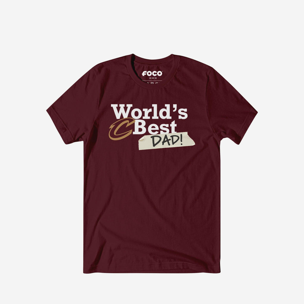 Cleveland Cavaliers World's Best Dad T-Shirt FOCO S - FOCO.com