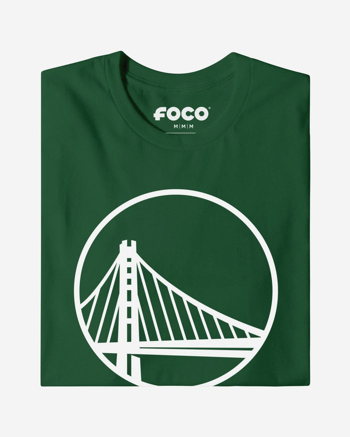 Golden State Warriors White Logo T-Shirt FOCO S - FOCO.com