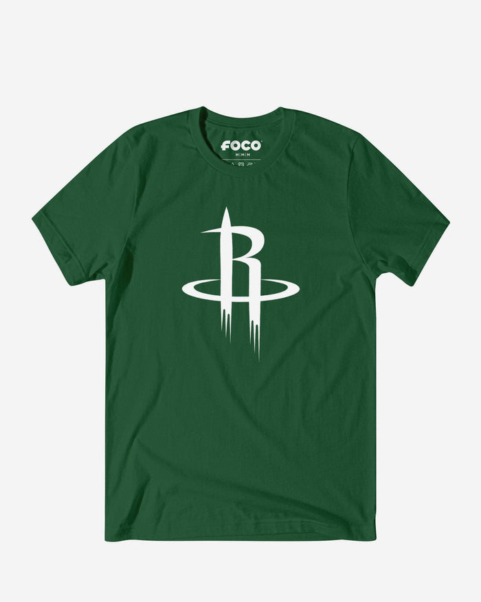 Houston Rockets White Logo T-Shirt FOCO S - FOCO.com