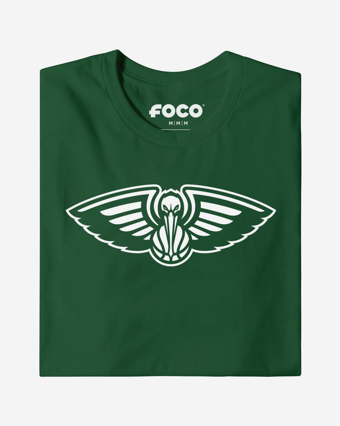 New Orleans Pelicans White Logo T-Shirt FOCO S - FOCO.com