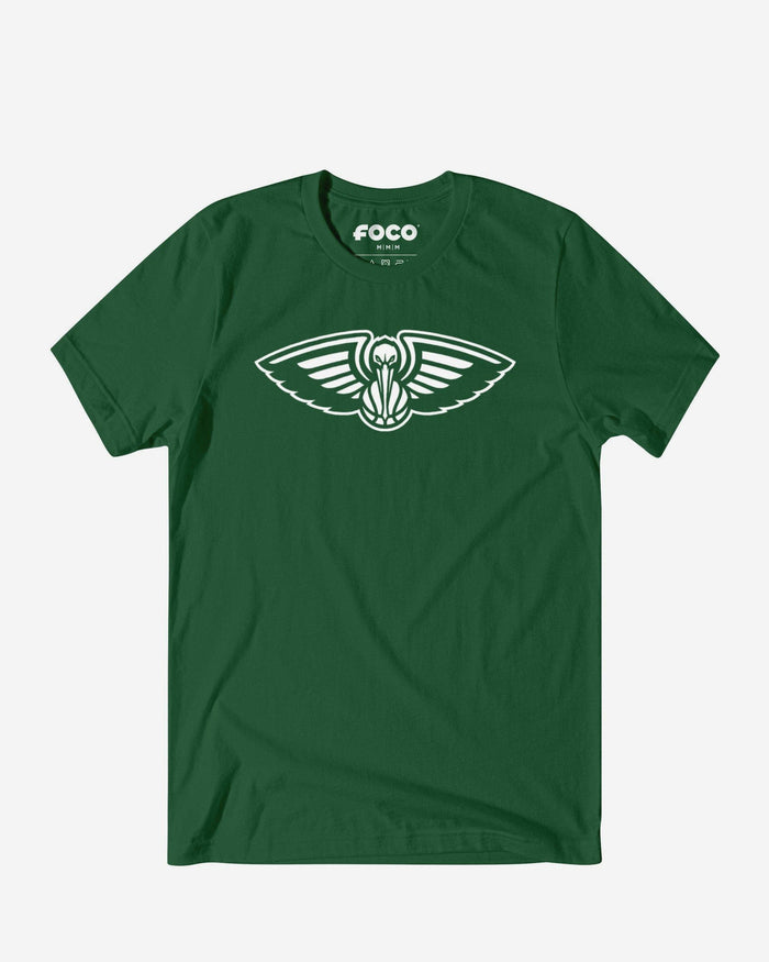 New Orleans Pelicans White Logo T-Shirt FOCO S - FOCO.com