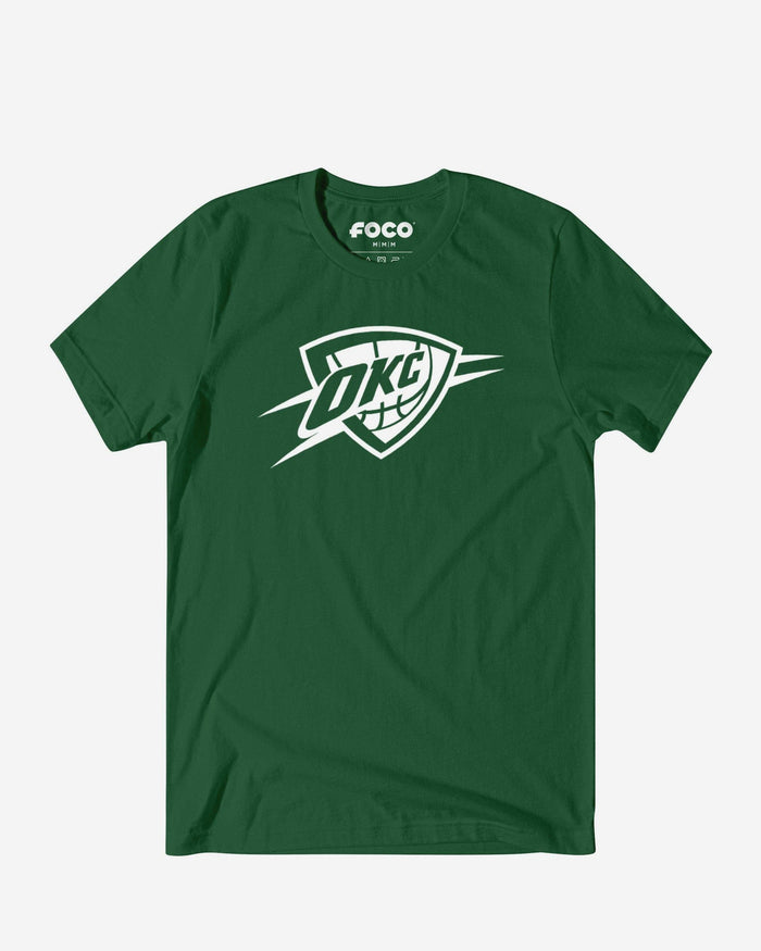 Oklahoma City Thunder White Logo T-Shirt FOCO S - FOCO.com