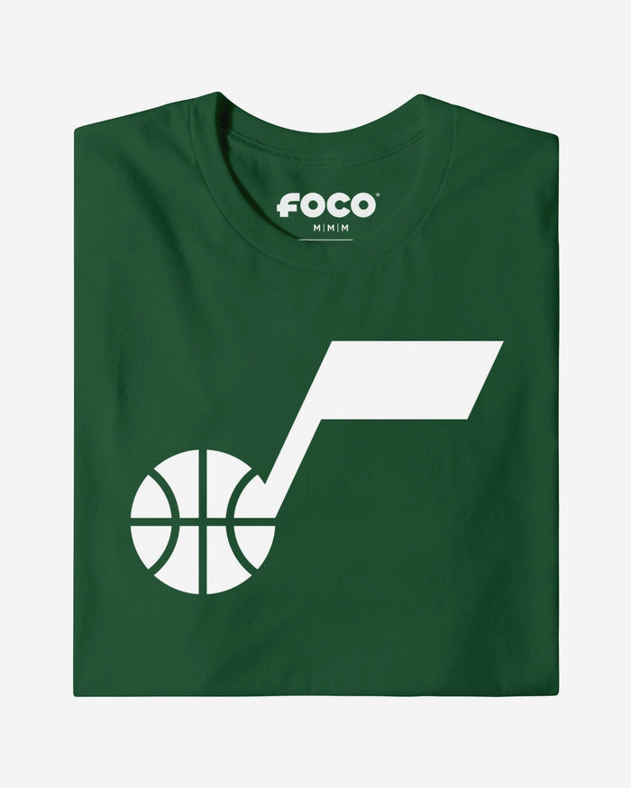 Utah Jazz White Logo T-Shirt FOCO S - FOCO.com