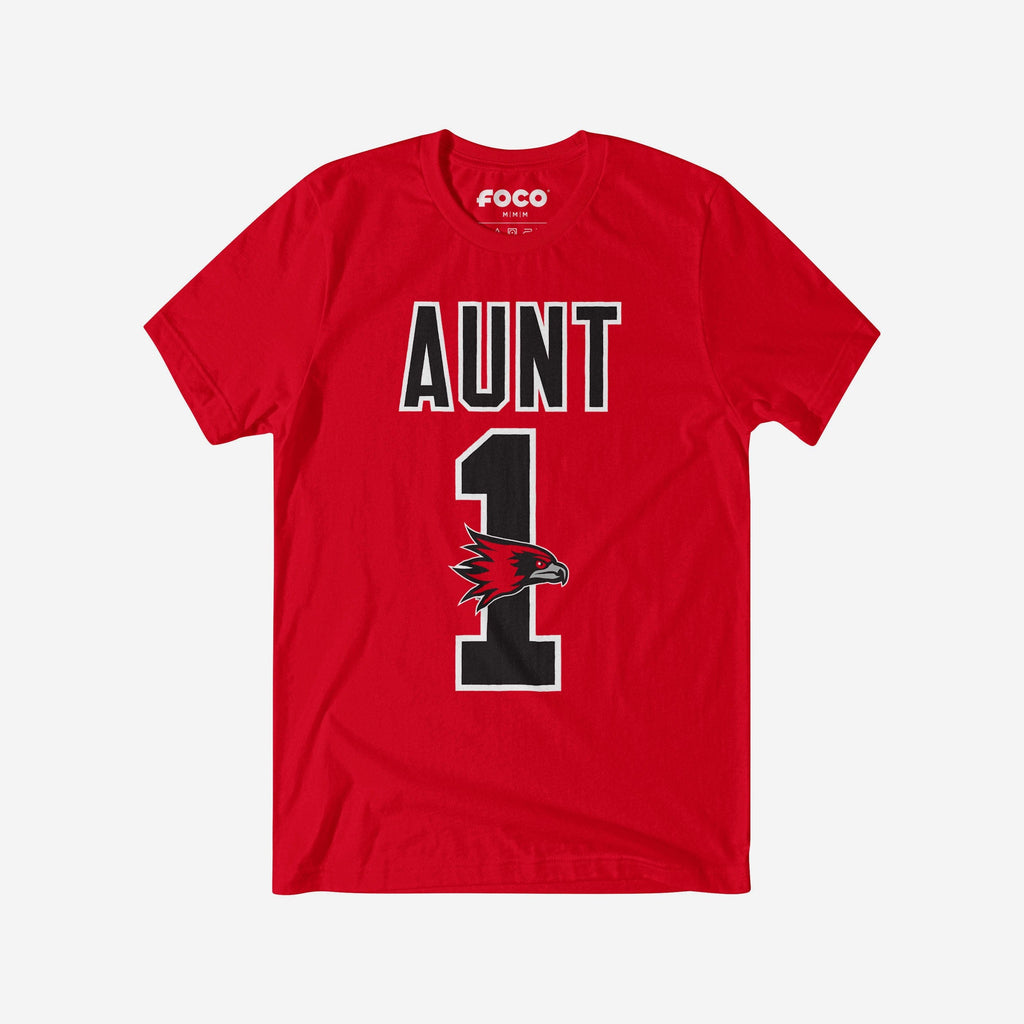 Southeast Missouri State Redhawks Number 1 Aunt T-Shirt FOCO S - FOCO.com