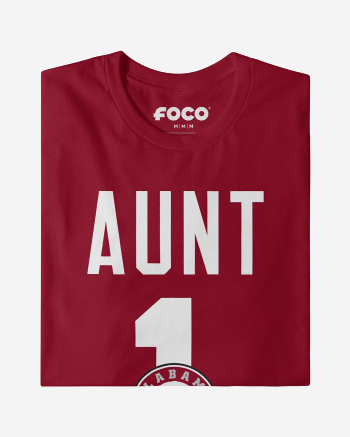 Alabama Crimson Tide Number 1 Aunt T-Shirt FOCO - FOCO.com