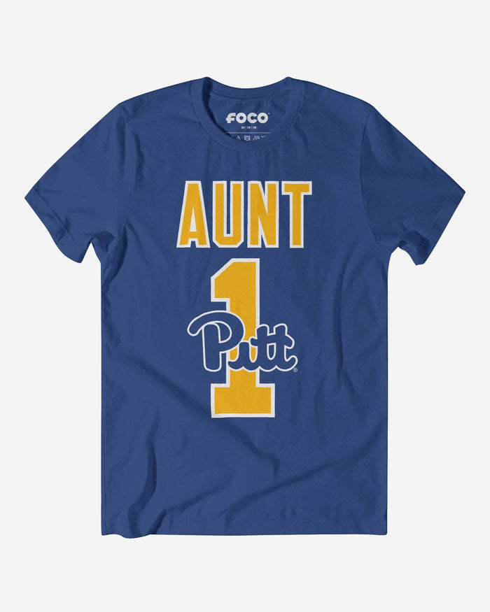 Pittsburgh Panthers Number 1 Aunt T-Shirt FOCO S - FOCO.com