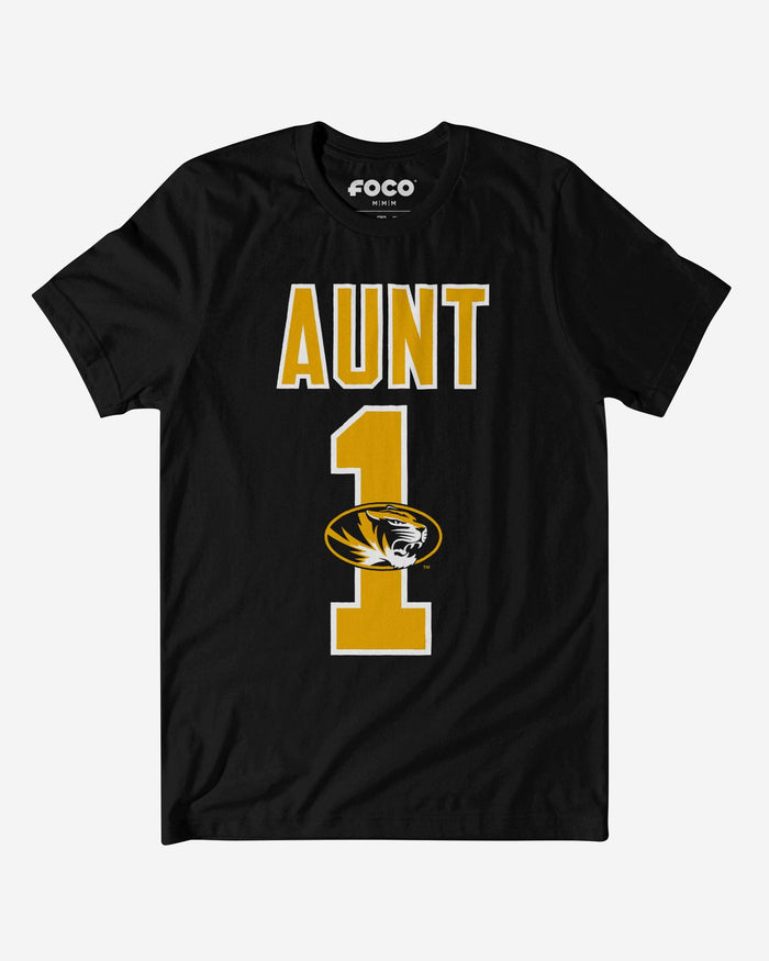 Missouri Tigers Number 1 Aunt T-Shirt FOCO S - FOCO.com