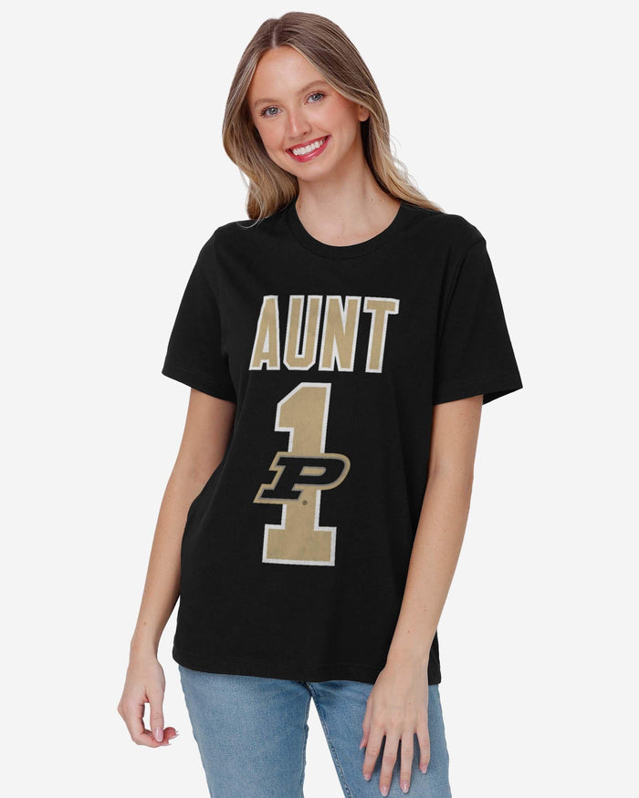 Purdue Boilermakers Number 1 Aunt T-Shirt FOCO - FOCO.com