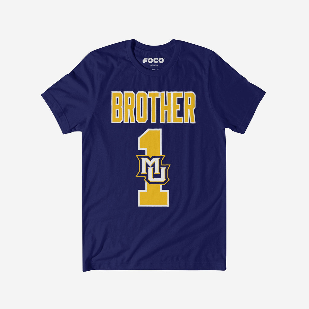 Marquette Golden Eagles Number 1 Bro T-Shirt FOCO S - FOCO.com