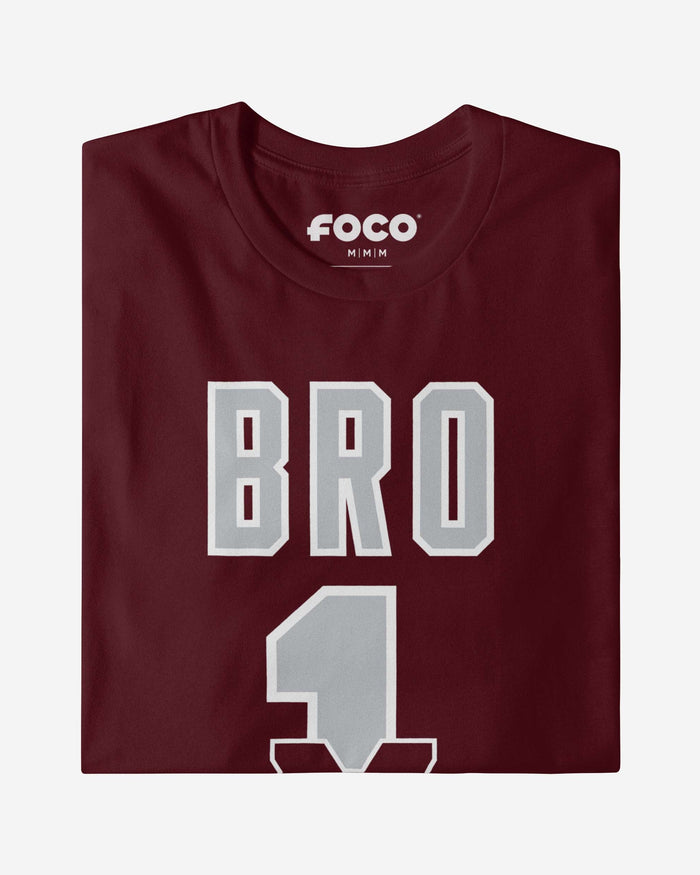 Mississippi State Bulldogs Number 1 Bro T-Shirt FOCO - FOCO.com