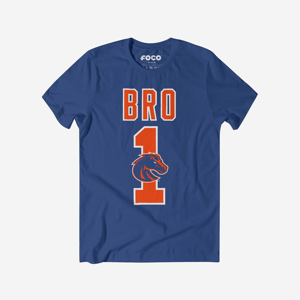 Boise State Broncos Number 1 Bro T-Shirt FOCO S - FOCO.com