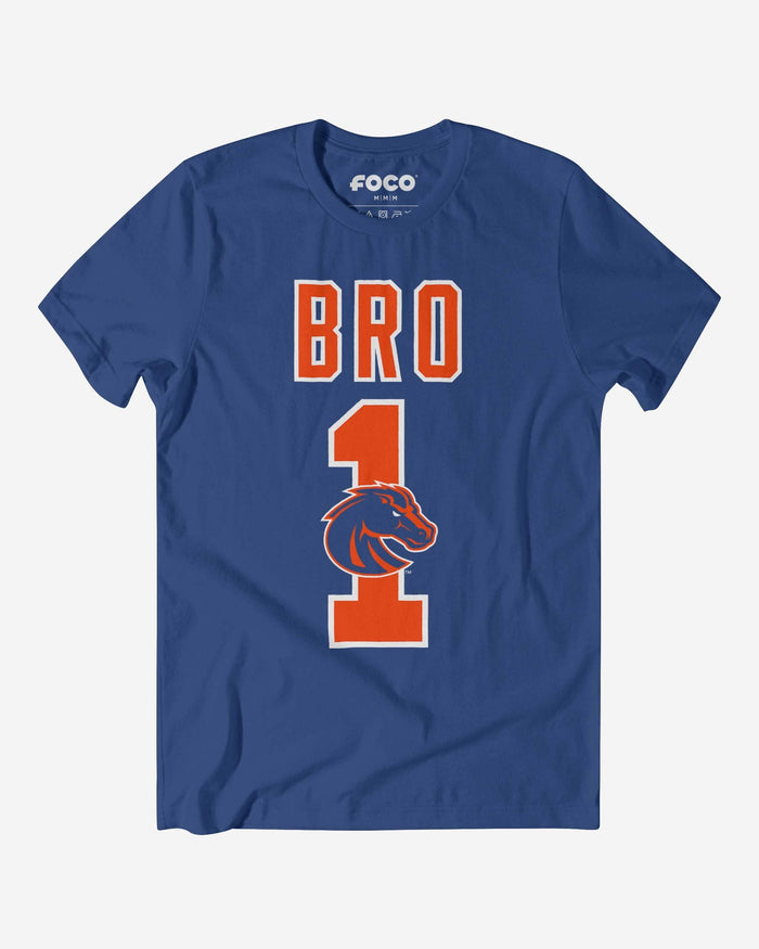 Boise State Broncos Number 1 Bro T-Shirt FOCO S - FOCO.com