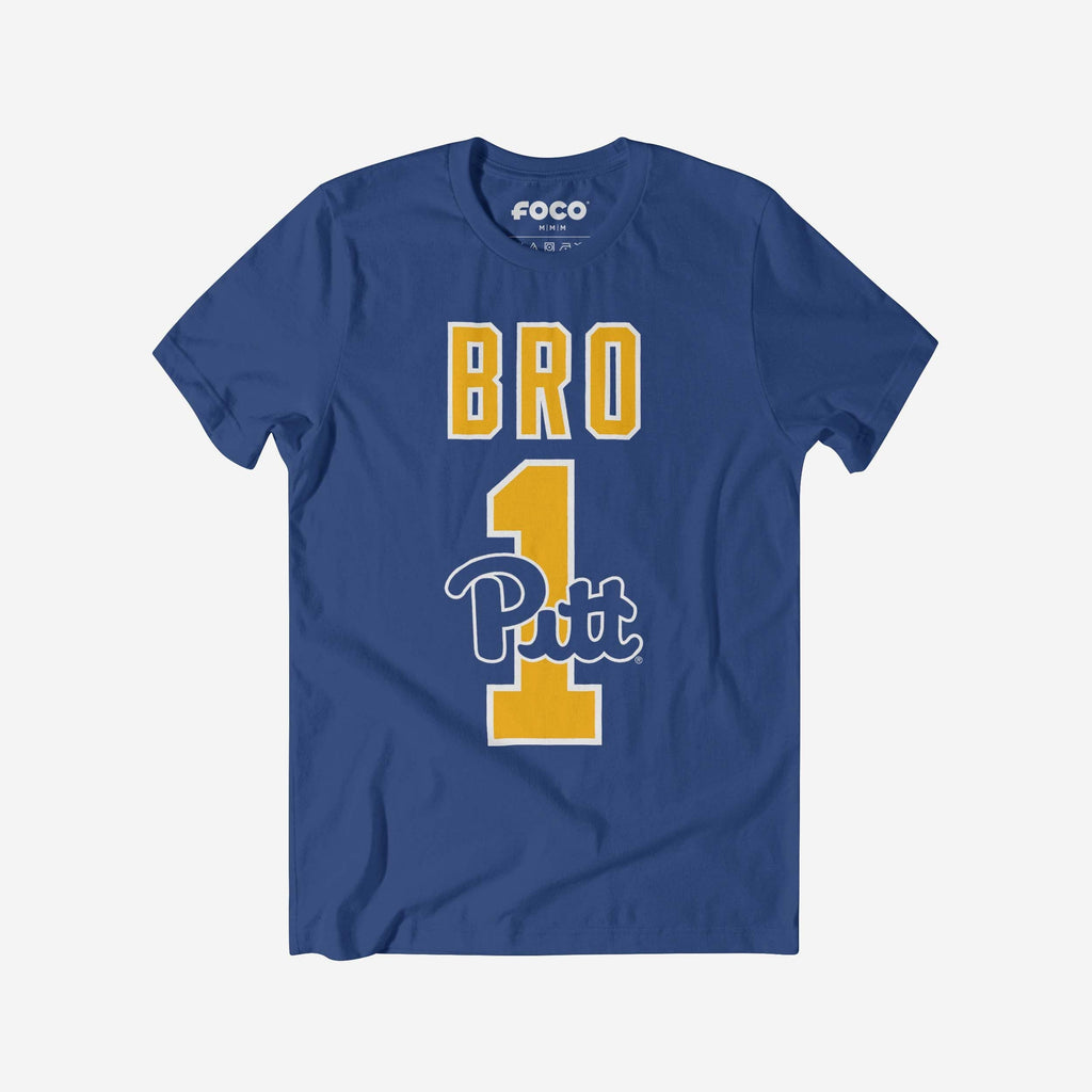 Pittsburgh Panthers Number 1 Bro T-Shirt FOCO S - FOCO.com