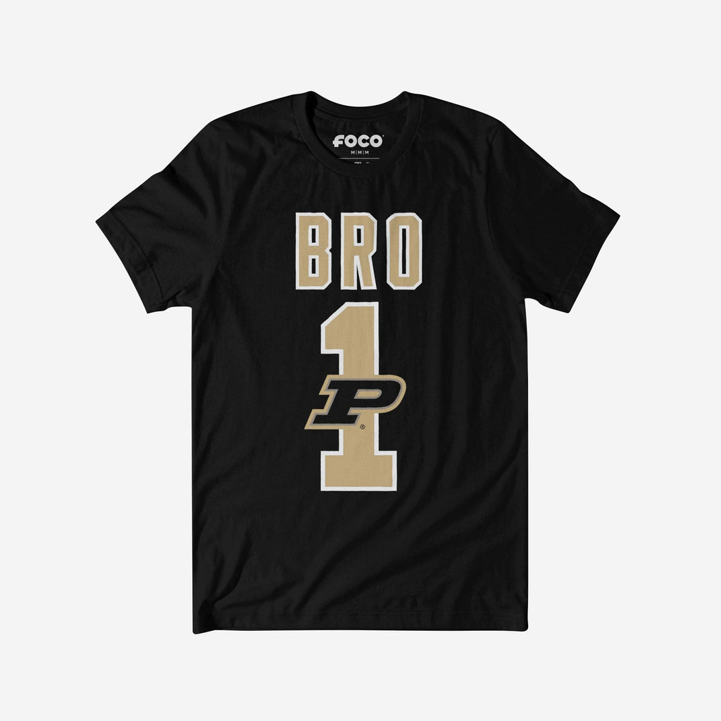 Purdue Boilermakers Number 1 Bro T-Shirt FOCO S - FOCO.com