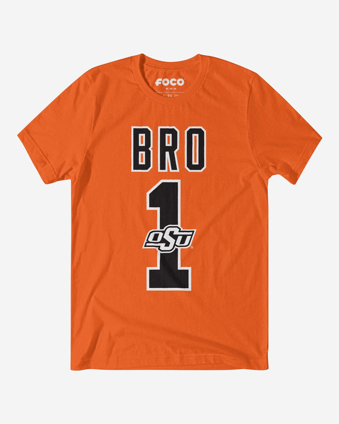 Oklahoma State Cowboys Number 1 Bro T-Shirt FOCO S - FOCO.com