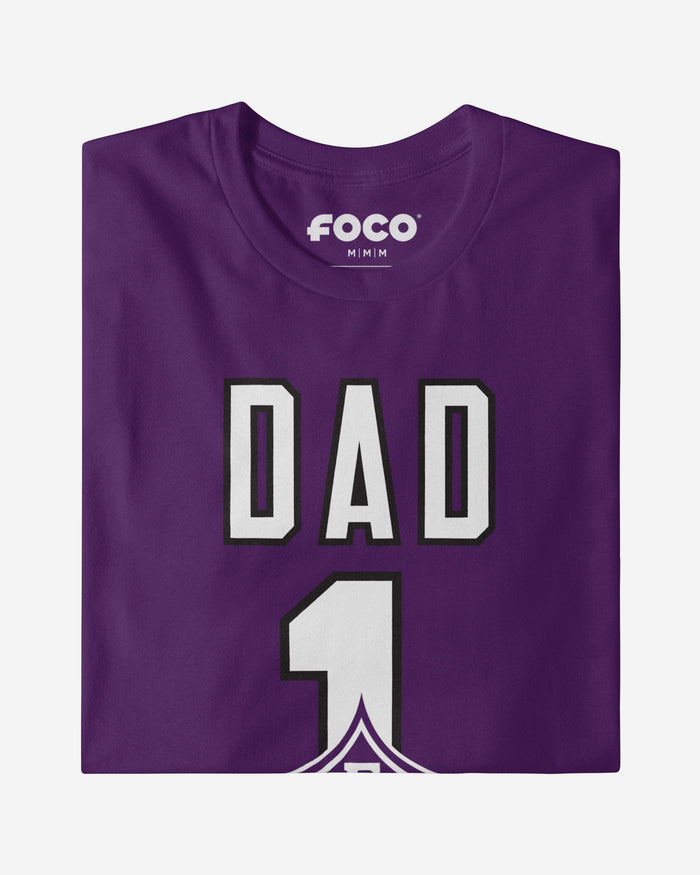Furman Paladins Number 1 Dad T-Shirt FOCO - FOCO.com