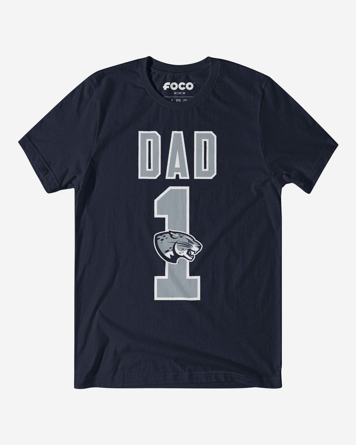 Augusta Jaguars Number 1 Dad T-Shirt FOCO S - FOCO.com