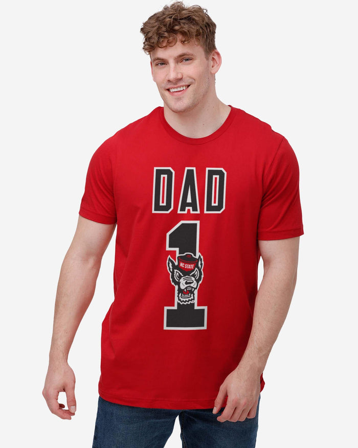 NC State Wolfpack Number 1 Dad T-Shirt FOCO - FOCO.com