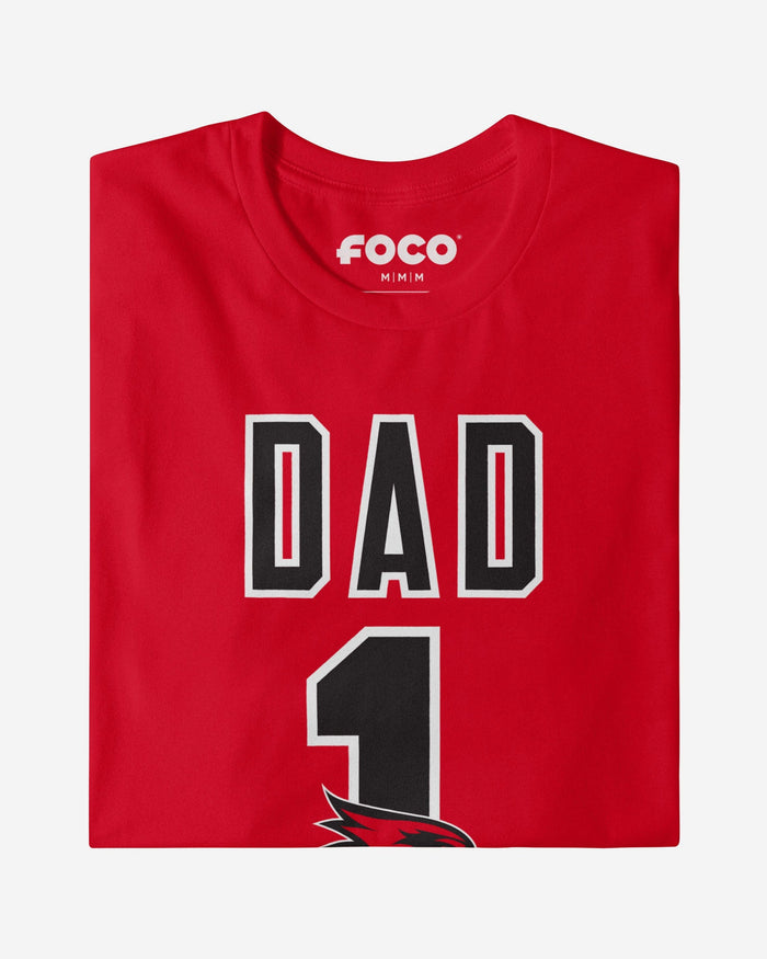 Southeast Missouri State Redhawks Number 1 Dad T-Shirt FOCO - FOCO.com