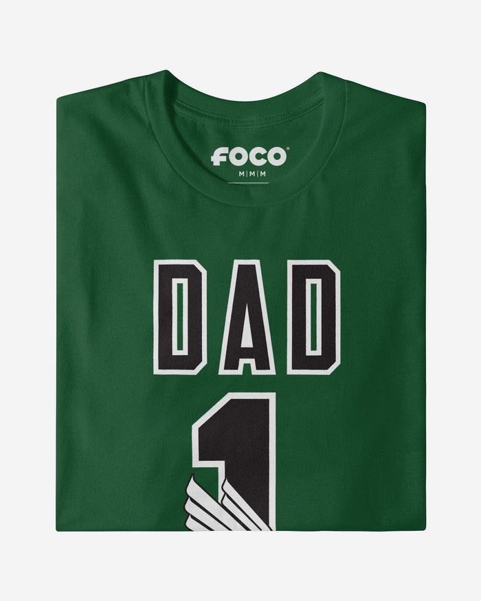 North Texas Mean Green Number 1 Dad T-Shirt FOCO - FOCO.com